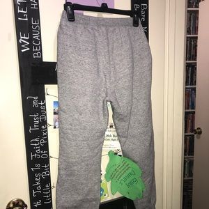 Grey fleece sweatpants